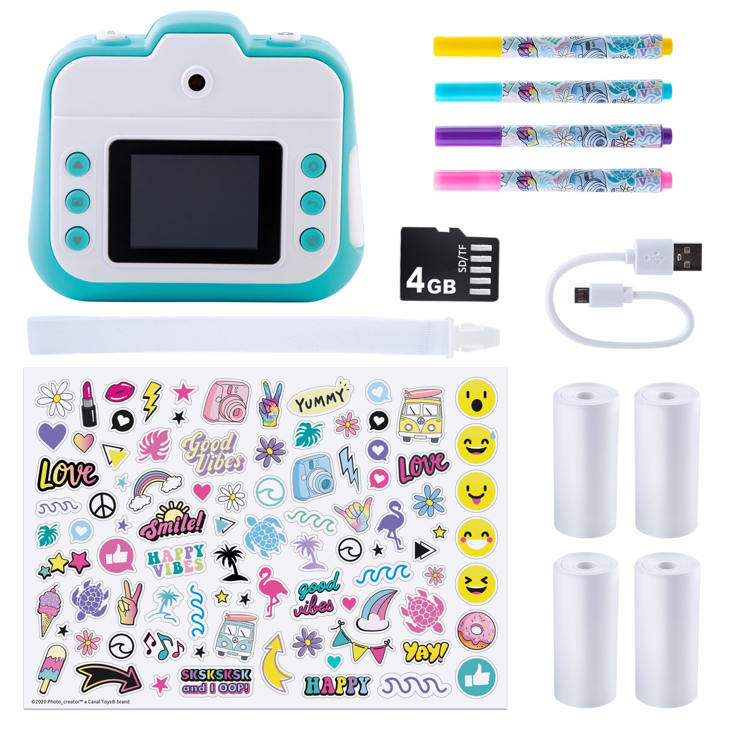 Instant Digital Camera incl. SD Card