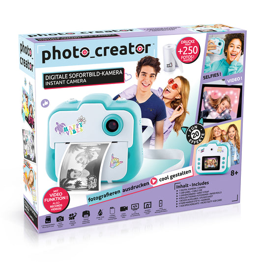 Instant Digital Camera incl. SD Card + Camera Case Bundle