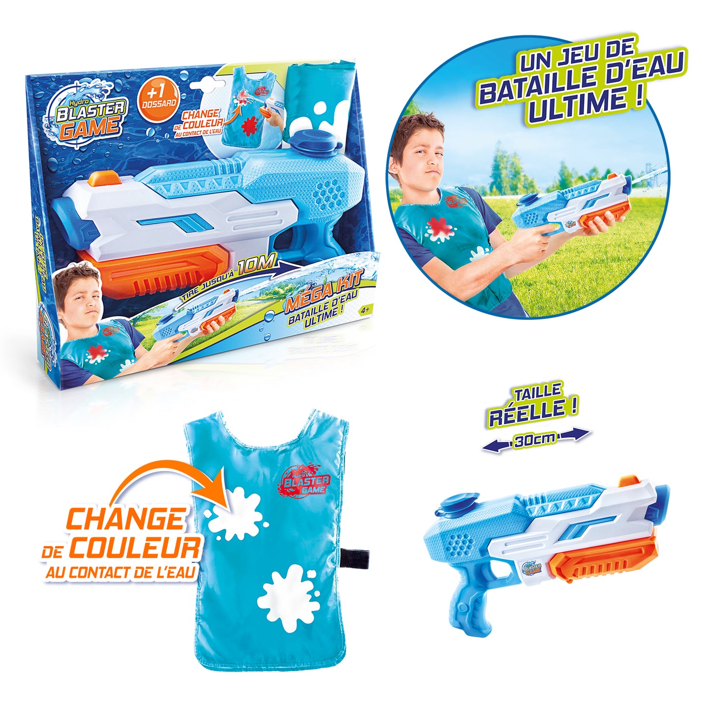 Hydro Blaster - 1 Gun and 1 Vest Set