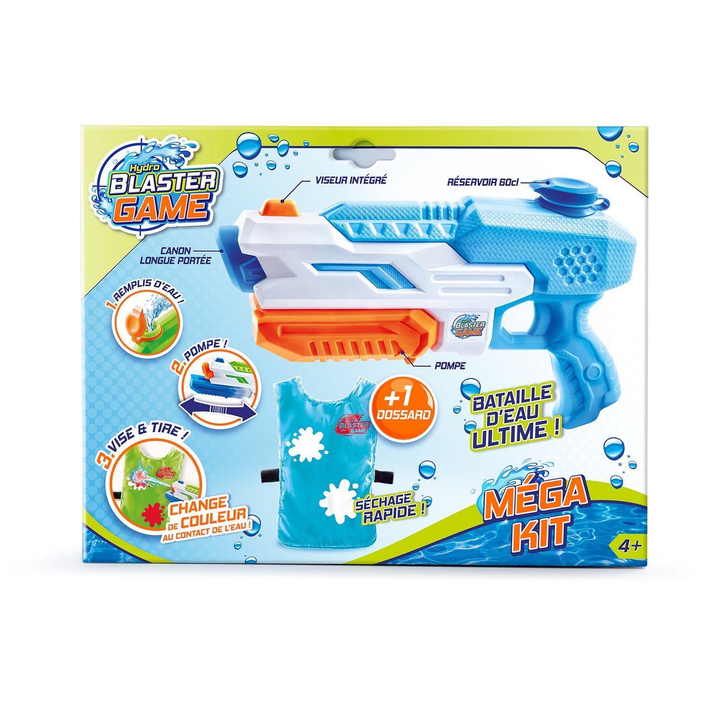 Hydro Blaster - 1 Gun and 1 Vest Set