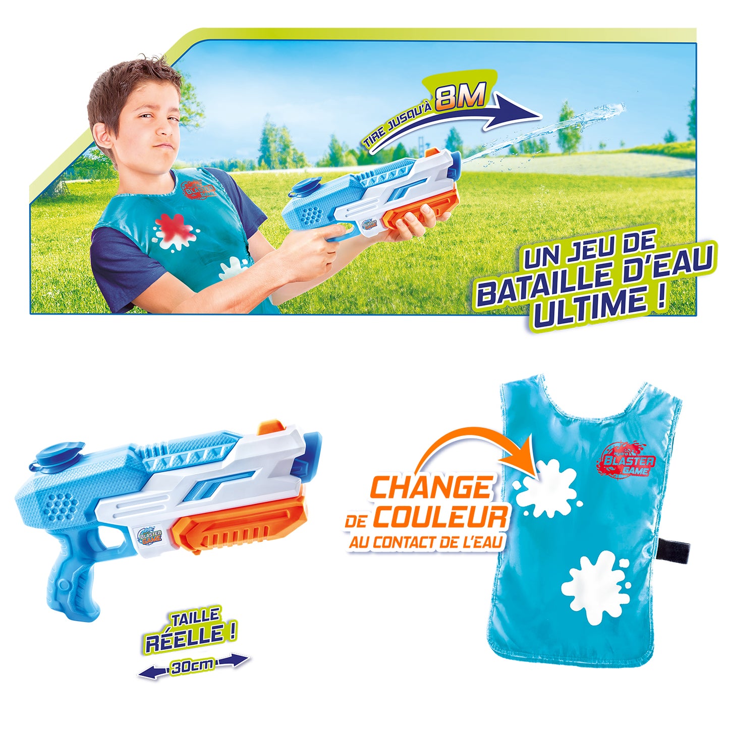 Hydro Blaster - 1 Gun and 1 Vest Set