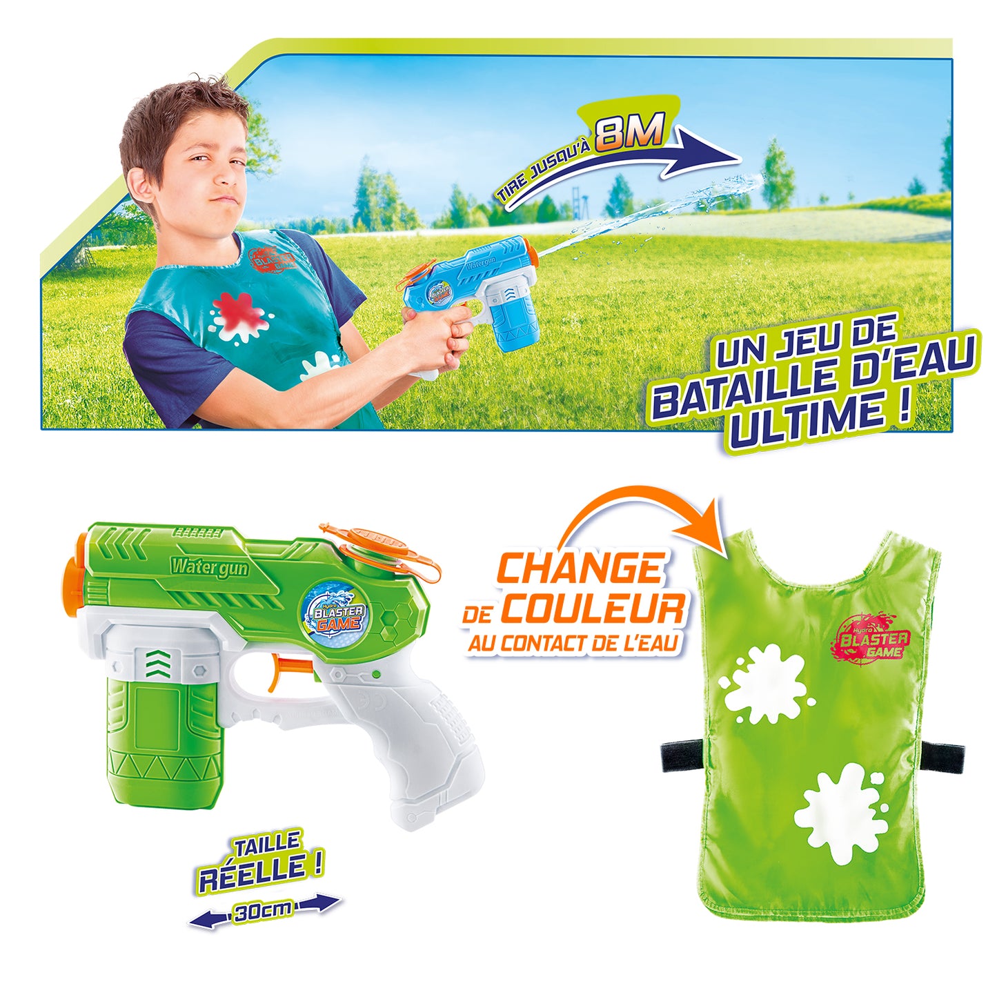 Hydro Blaster - 1 Pistol and 1 Vest Set