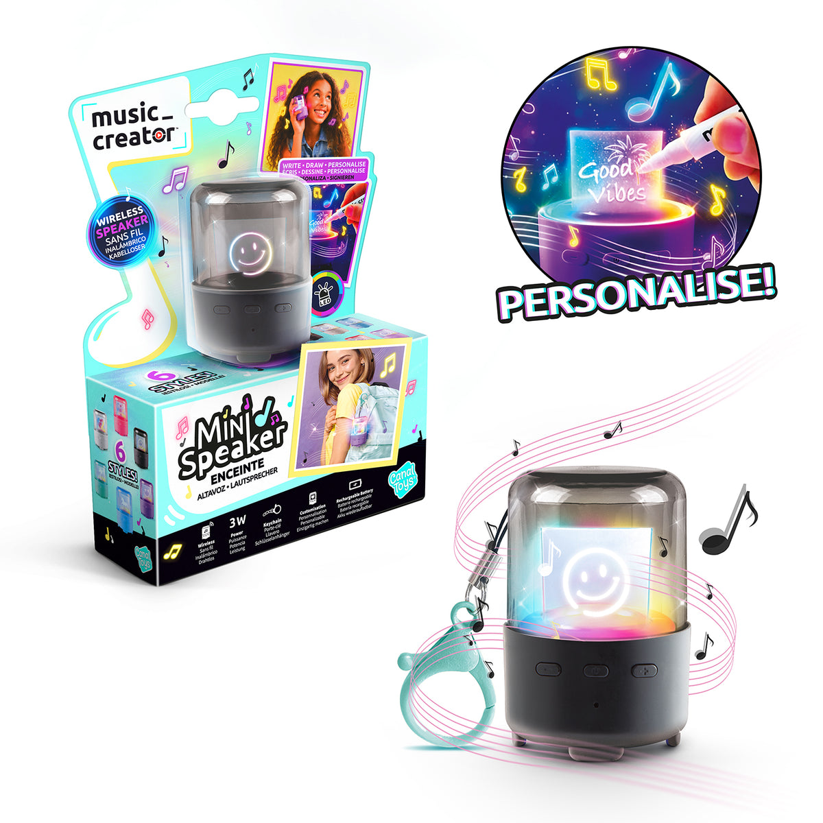 Beauty Cam + Mini Bluetooth Lautsprecher Bundle - Deine Bühne. Dein Style. Deine Show.