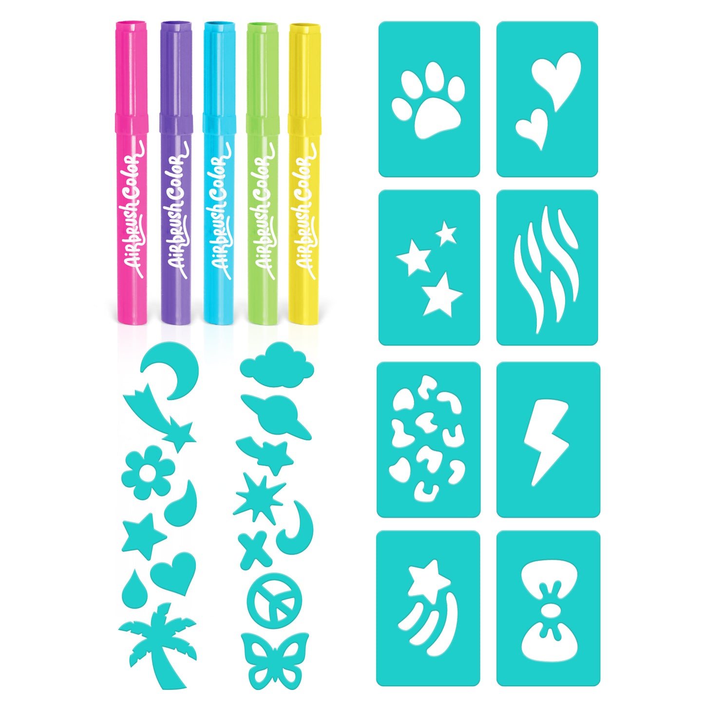 Airbrush Plush Hair'iffic Hairstyling Salon + Refill Bundle