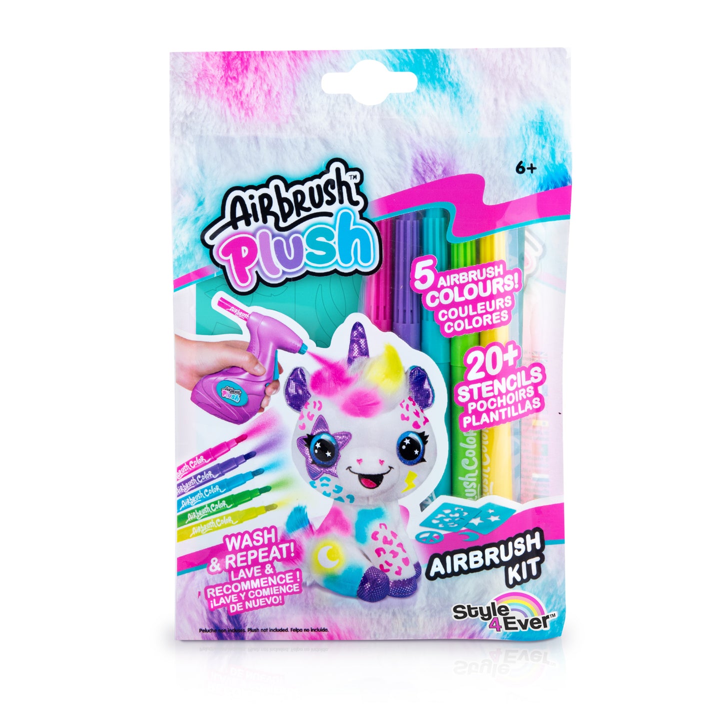 Airbrush Plush Unicorn + Refill Bundle