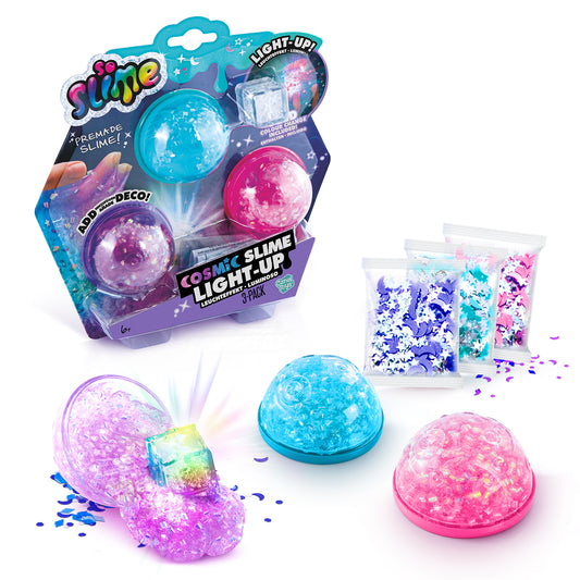 Light-up Cosmic Slime 3er-Kit