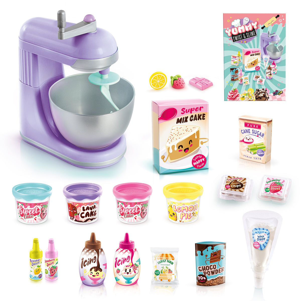 Yummy Twist 'n Slime + Twist 'n Slime Refill Kit - Willkommen in deiner Slime-Bäckerei!