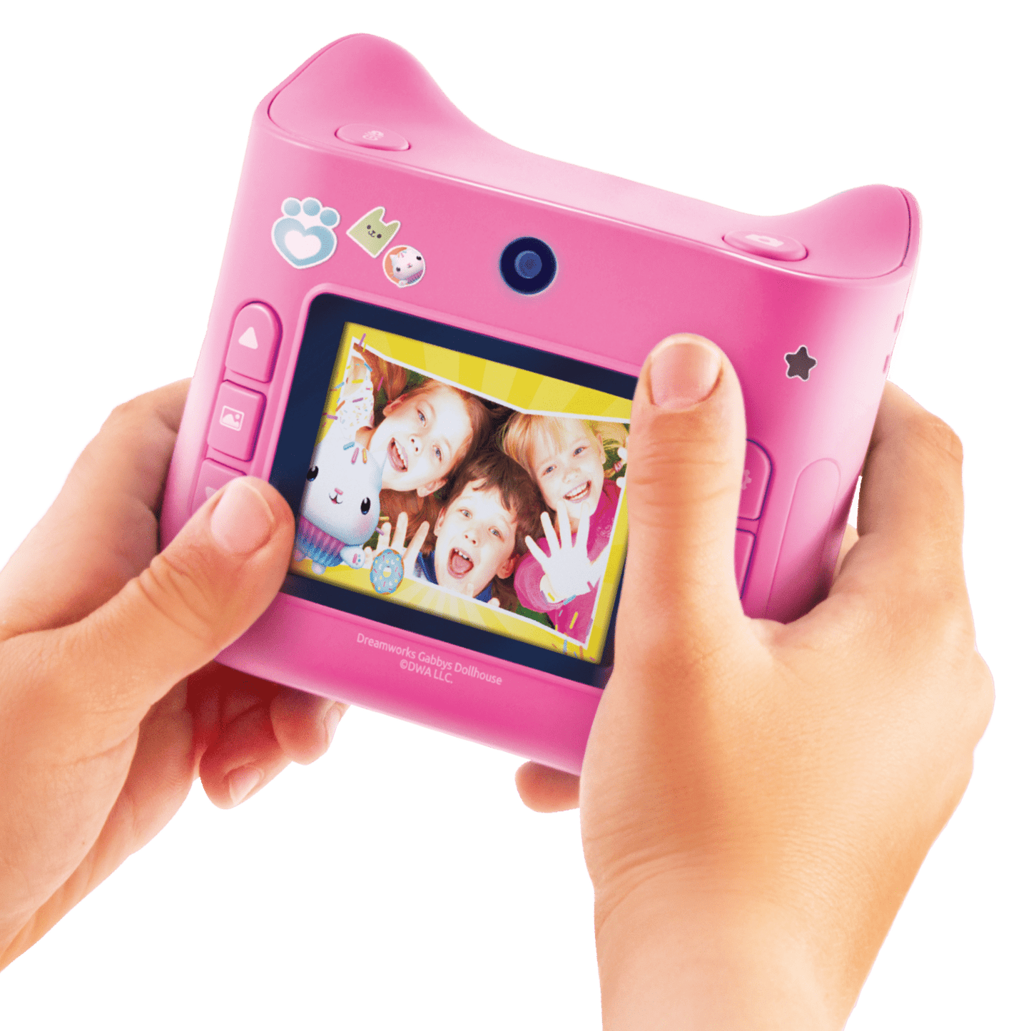 Gabby y La Casa Mágica - Mi primera Cámara de Fotos de Impresión Instantánea sin Tinta con 4 Rollos de Papel y 4 Rotuladores - My First Instant Camera Gabby's DollHouse - GABB 005 - CanalToys
