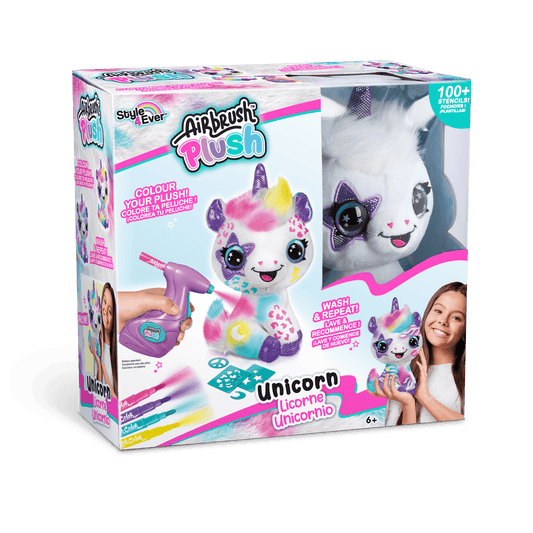 Colorea tu Unicornio - Airbrush Plush - Style 4 Ever - OFG228 - CanalToys