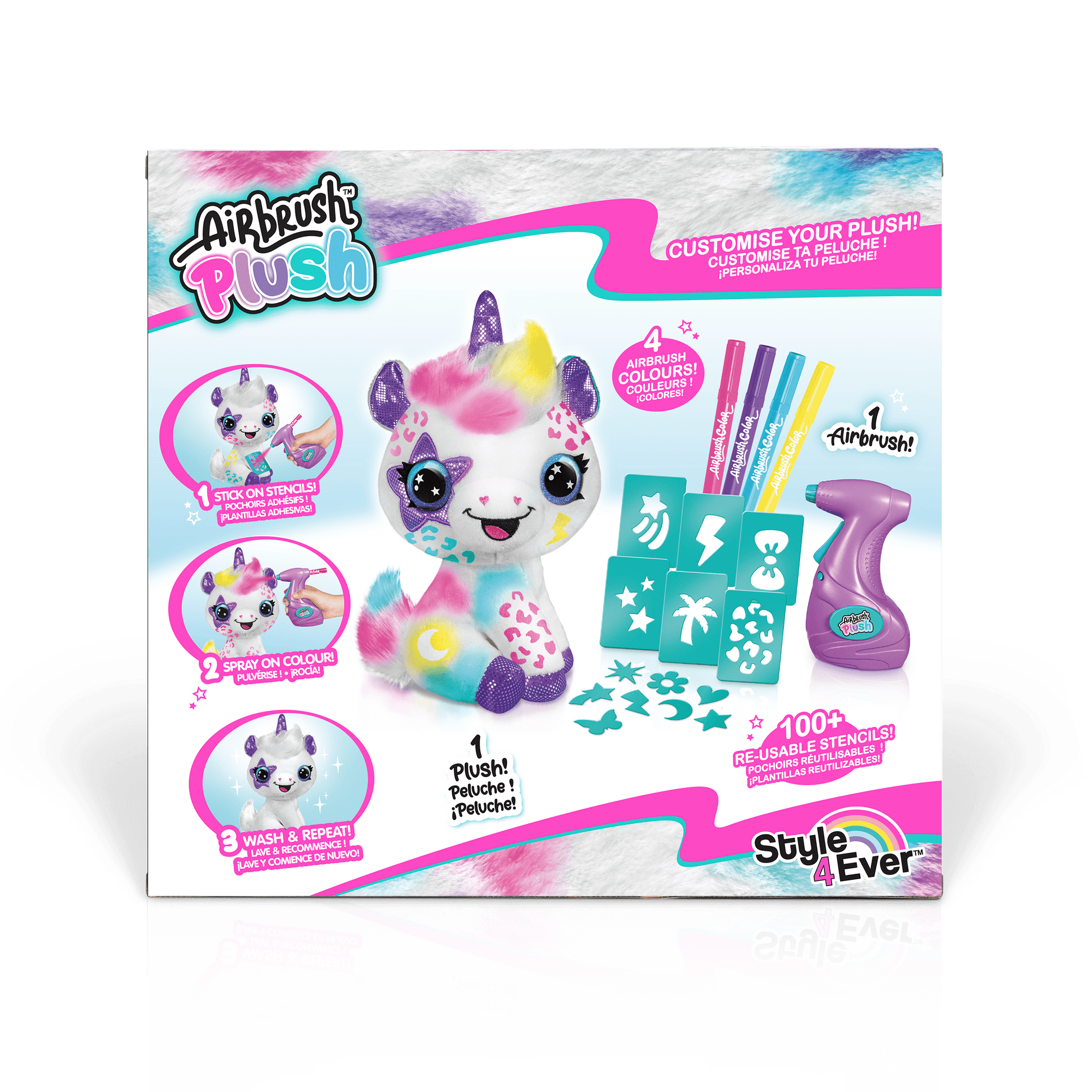 Colorea tu Unicornio - Airbrush Plush - Style 4 Ever - OFG228 - CanalToys