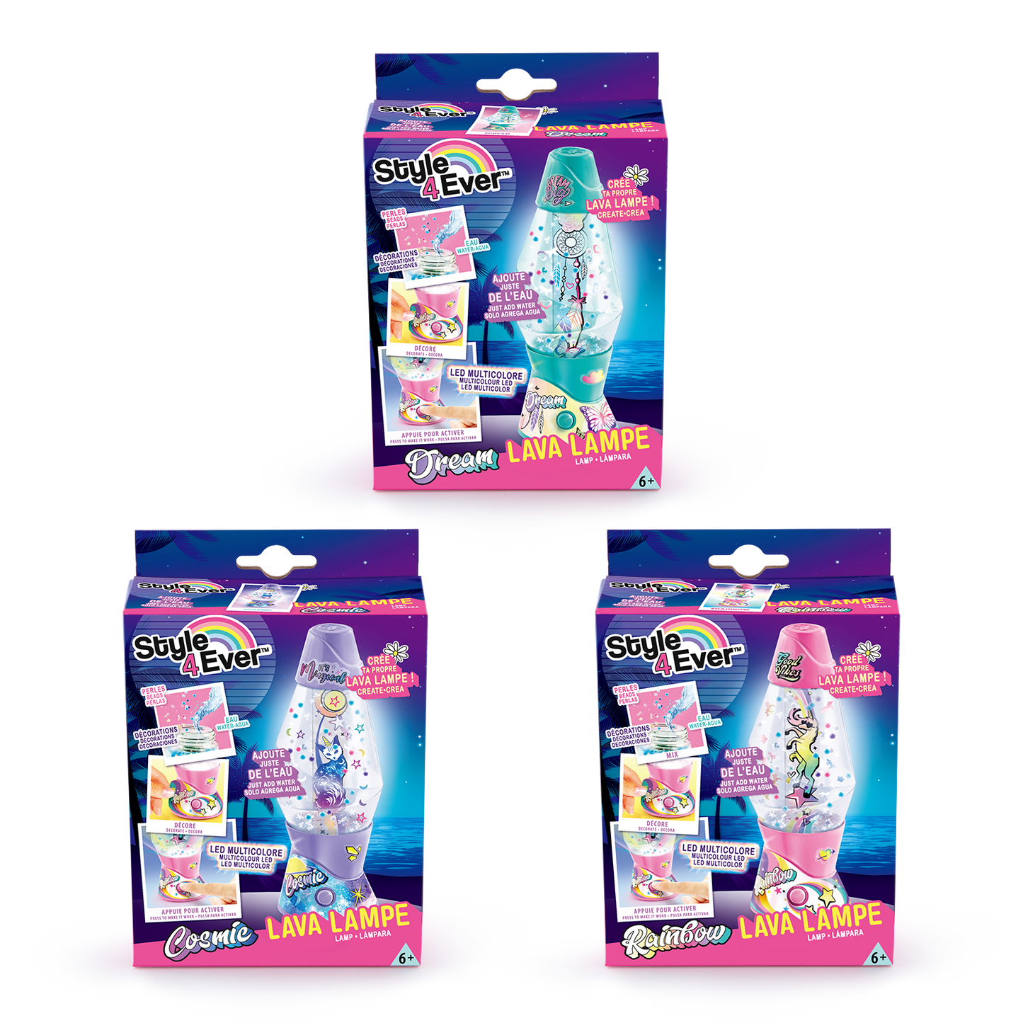 Mini Lámpara de Lava DIY - Mini Lava Lamp DIY - Style 4 Ever - OFG 234 - CanalToys