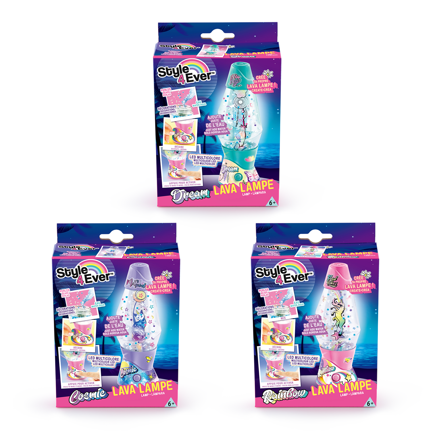 Mini Lámpara de Lava DIY - Mini Lava Lamp DIY - Style 4 Ever - OFG 234 - CanalToys