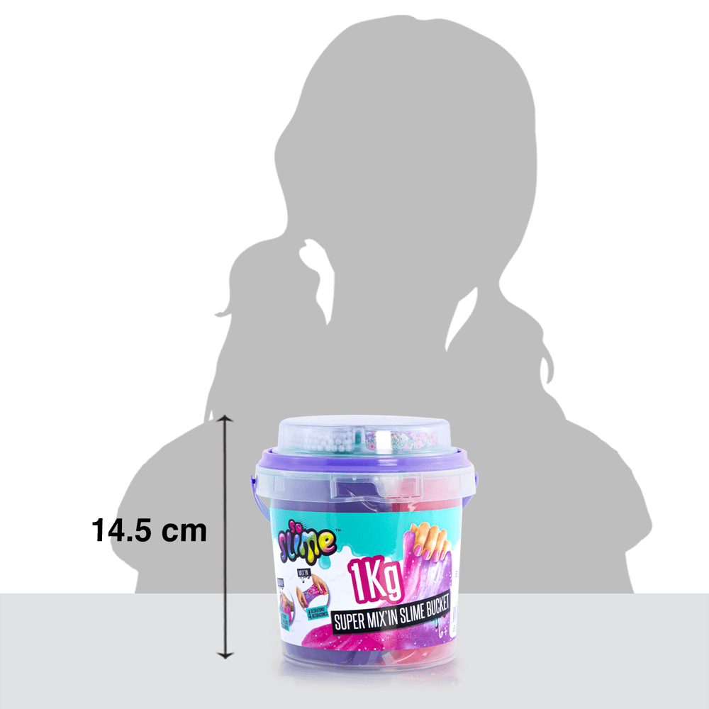 Súper cubo de Slime con Decoraciones - Slime Super Bucket with Decorations - Premade Slime - So Slime - SSC148 - CanalToys