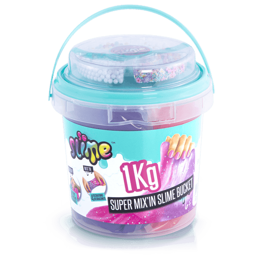 Súper cubo de Slime con Decoraciones - Slime Super Bucket with Decorations - Premade Slime - So Slime - SSC148 - CanalToys