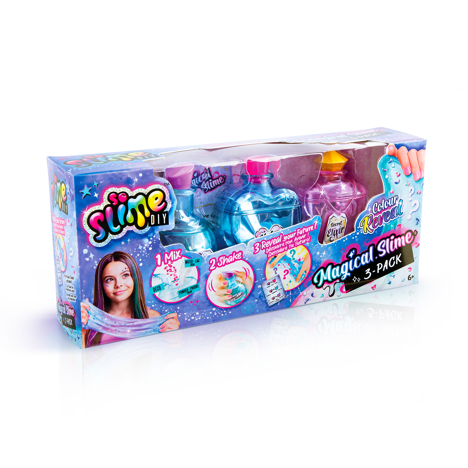 Slime Poción Mágica 3 Pack - Magical Slime 3 Pack - Magical Slime - SSC202 - CanalToys
