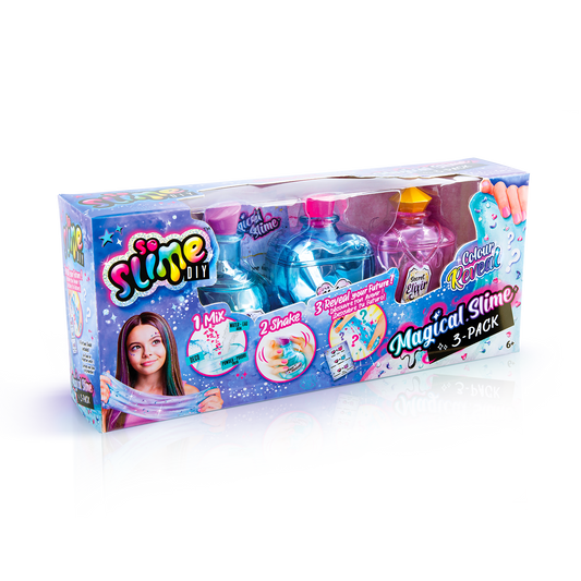 Slime Poción Mágica 3 Pack - Magical Slime 3 Pack - Magical Slime - SSC202 - CanalToys