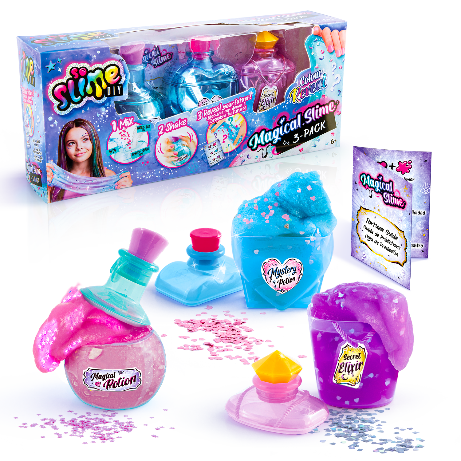 Slime Poción Mágica 3 Pack - Magical Slime 3 Pack - Magical Slime - SSC202 - CanalToys