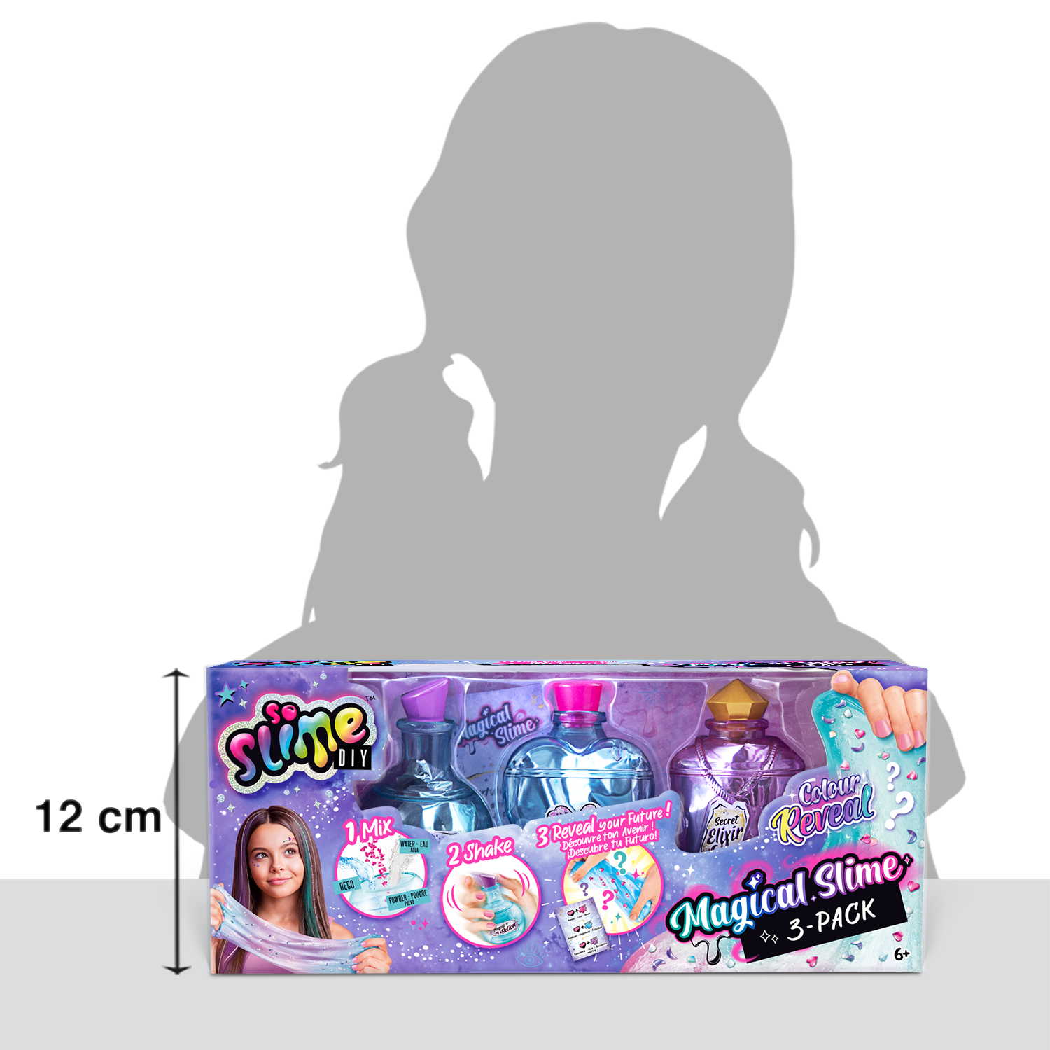 Slime Poción Mágica 3 Pack - Magical Slime 3 Pack - Magical Slime - SSC202 - CanalToys