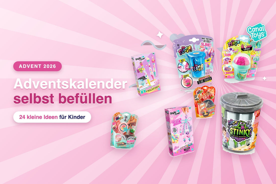 Adventskalender selbst befüllen: kreative Ideen für Kinder von Canal Toys