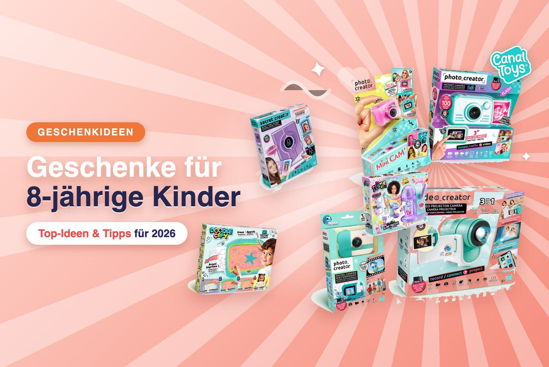 Geschenke für 8-jährige Jungs: kreative Ideen von Canal Toys