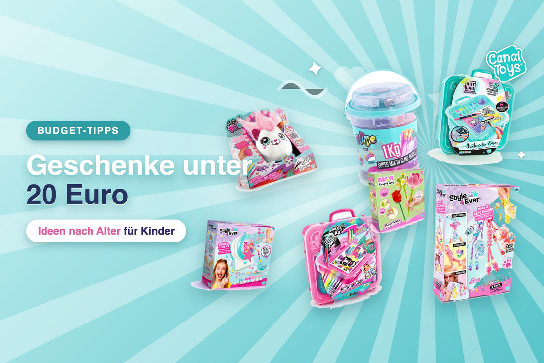 Geschenke unter 20 Euro für Kinder von Canal Toys
