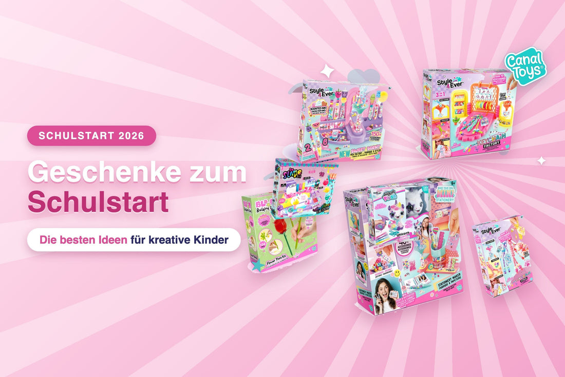 Geschenke zum Schulstart für Kinder: kreative Sets von Canal Toys