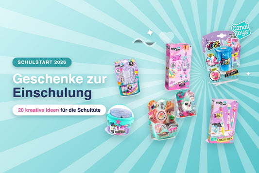 Geschenke zur Einschulung: kreative Canal-Toys-Sets für die Schultüte