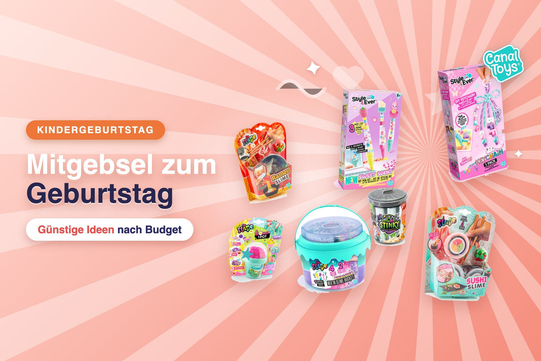 Mitgebsel zum Kindergeburtstag: günstige Ideen von Canal Toys