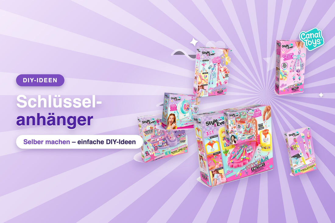 Schlüsselanhänger selber machen: DIY-Ideen von Canal Toys für Kinder