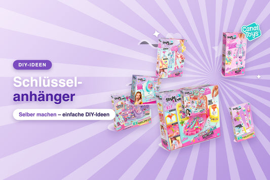 Schlüsselanhänger selber machen: DIY-Ideen von Canal Toys für Kinder