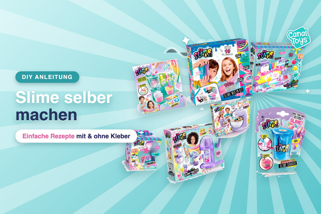 Slime selber machen: DIY-Anleitung und Sets von Canal Toys für Kinder
