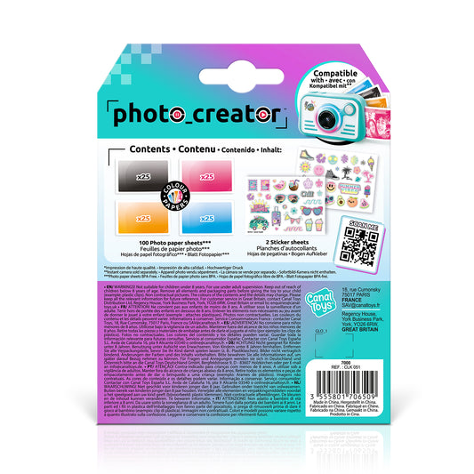 New Instant Camera Refill Kit (100er)