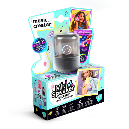 Mini Bluetooth Lautsprecher für Kinder in Schwarz – Canal Toys music_creator