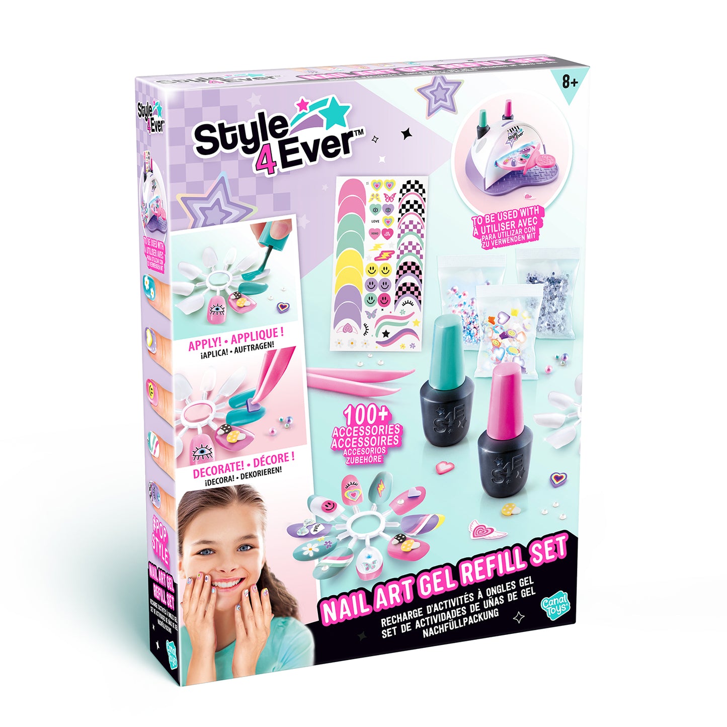 Nail Art Gel Refill Kit