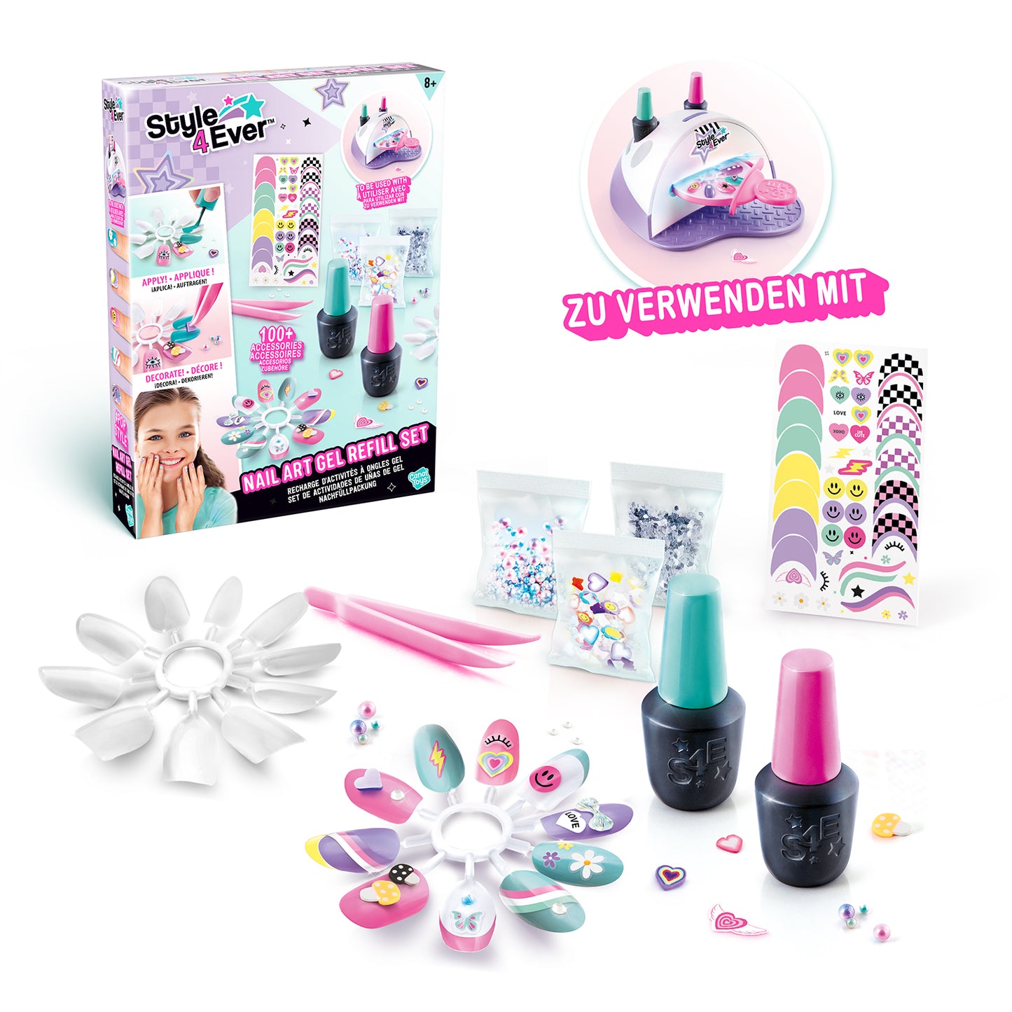 Nail Art Gel Refill Kit