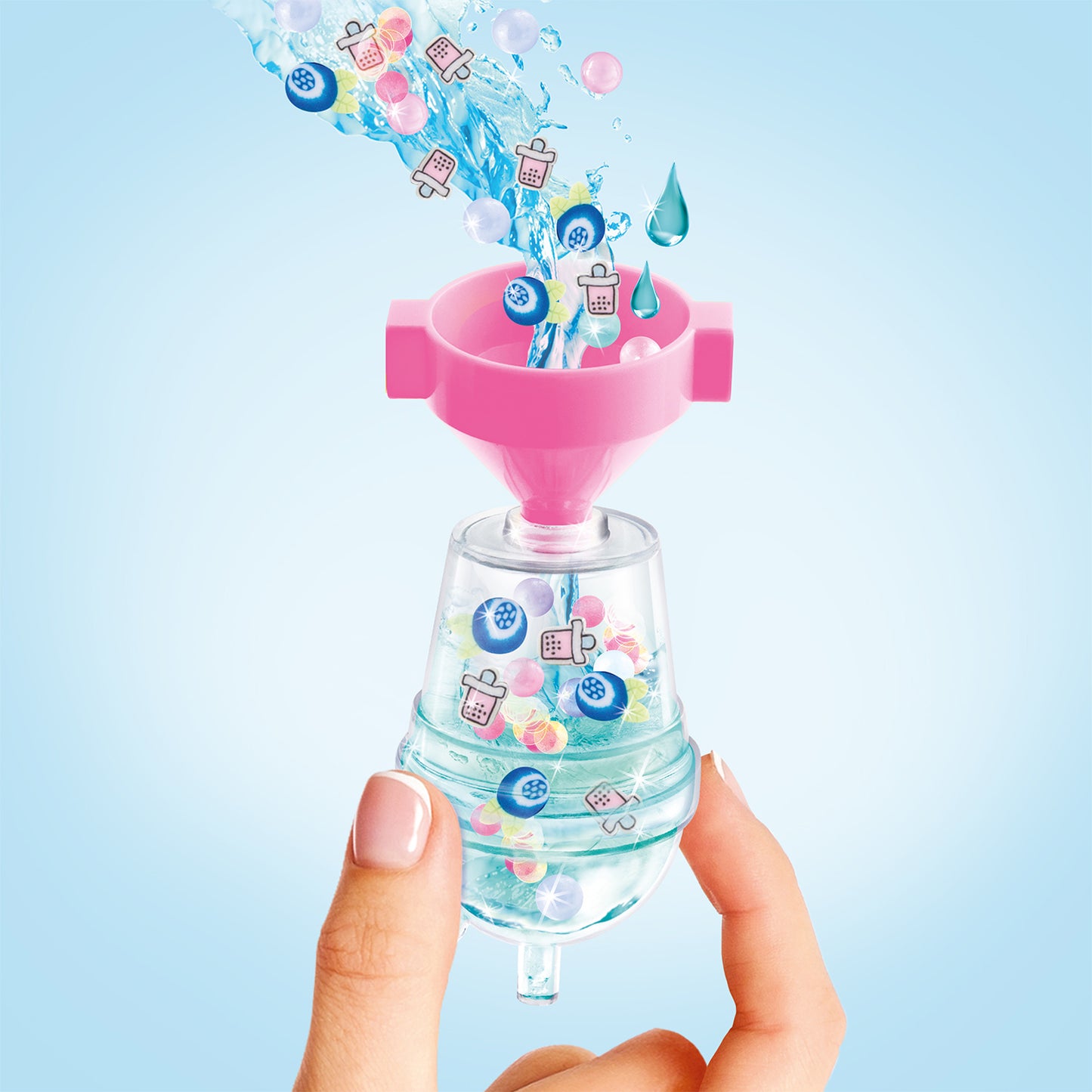 Keychain Aqua Charms