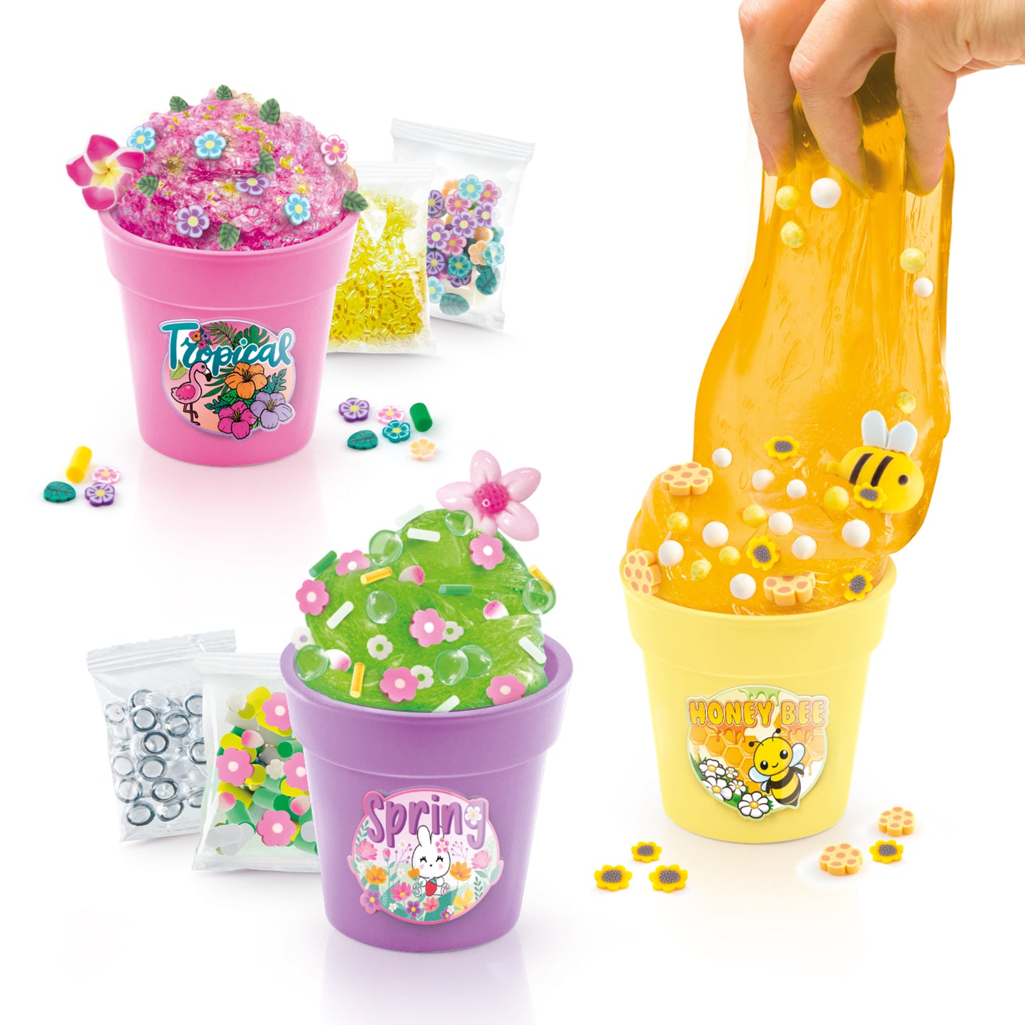 Flower Slime 3er-Pack