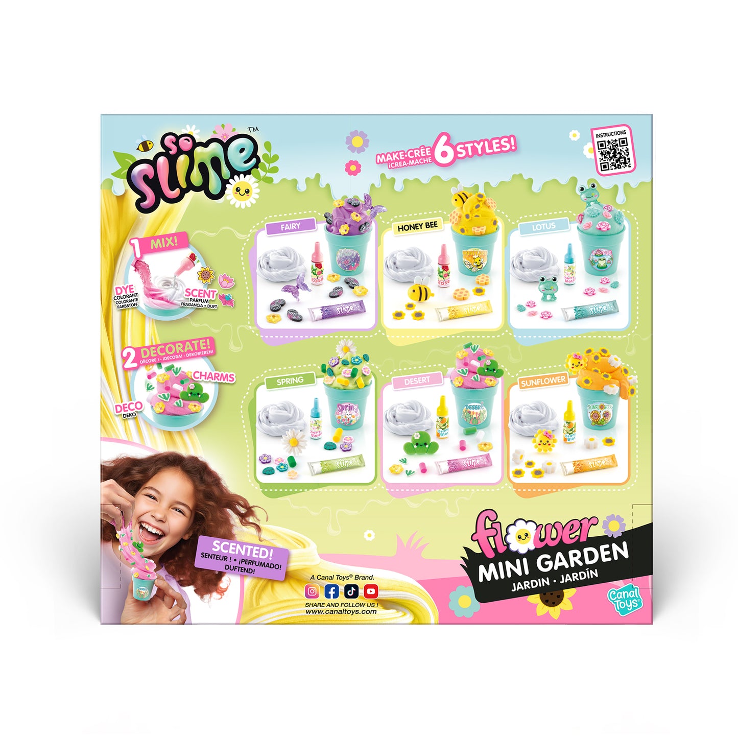 Flower Slime Mini Garden