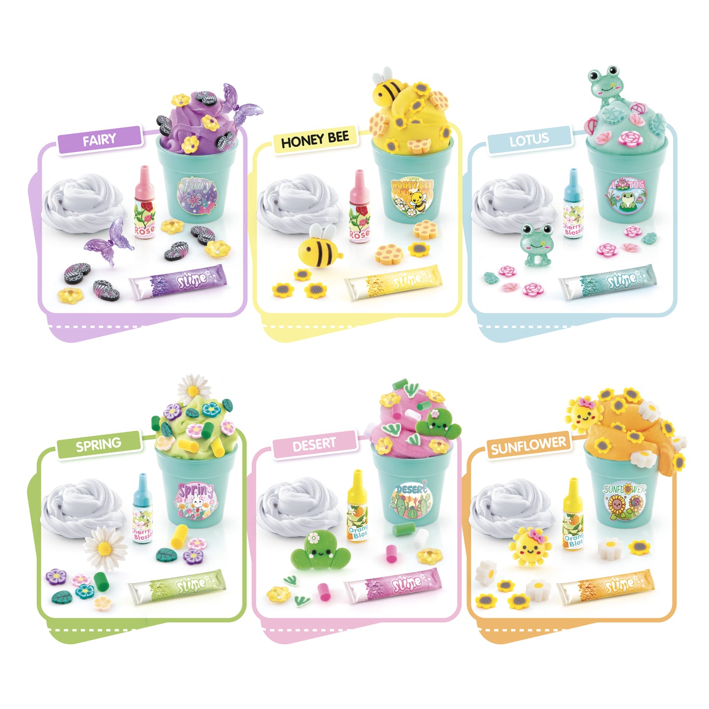 Flower Slime Mini Garden