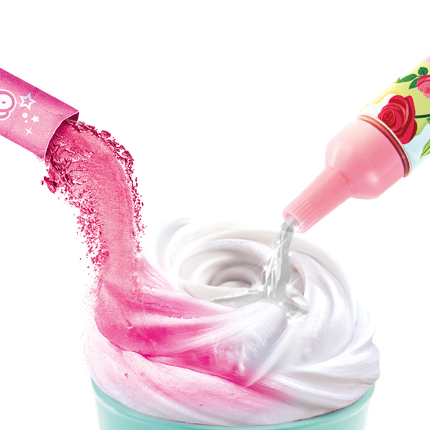 Flower Slime Mini Garden & Flower Slime 1-Pack bundle