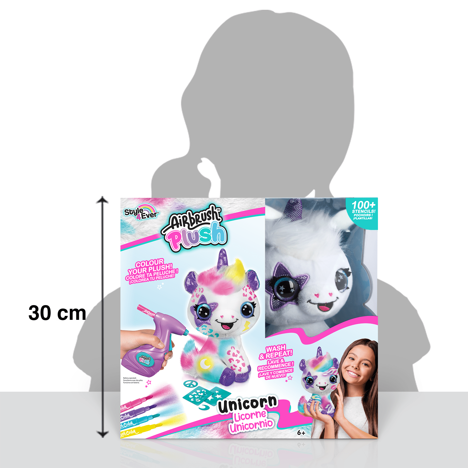 Colorea tu Unicornio - Airbrush Plush - Style 4 Ever - OFG228 - CanalToys