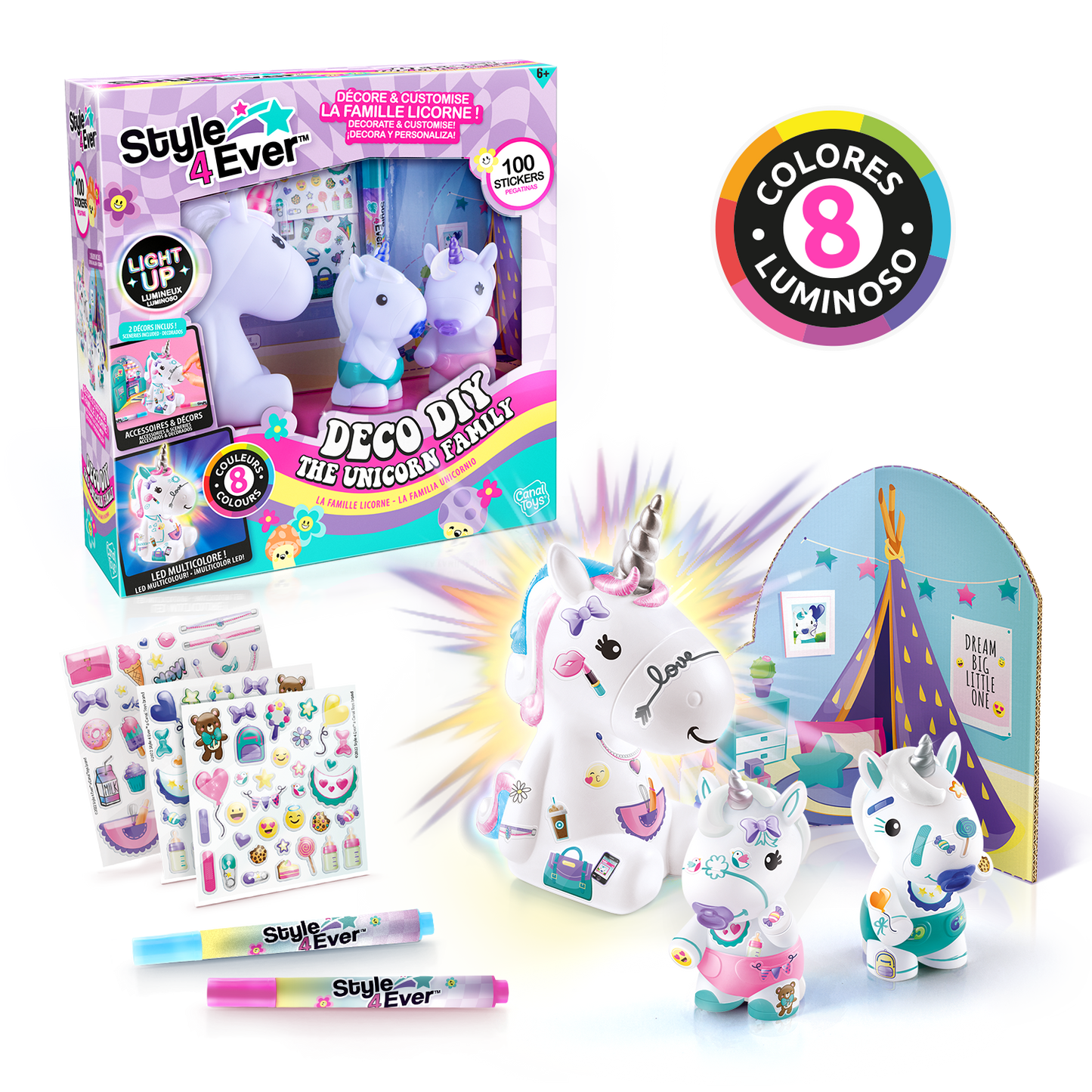 The Unicorn Family Light Up