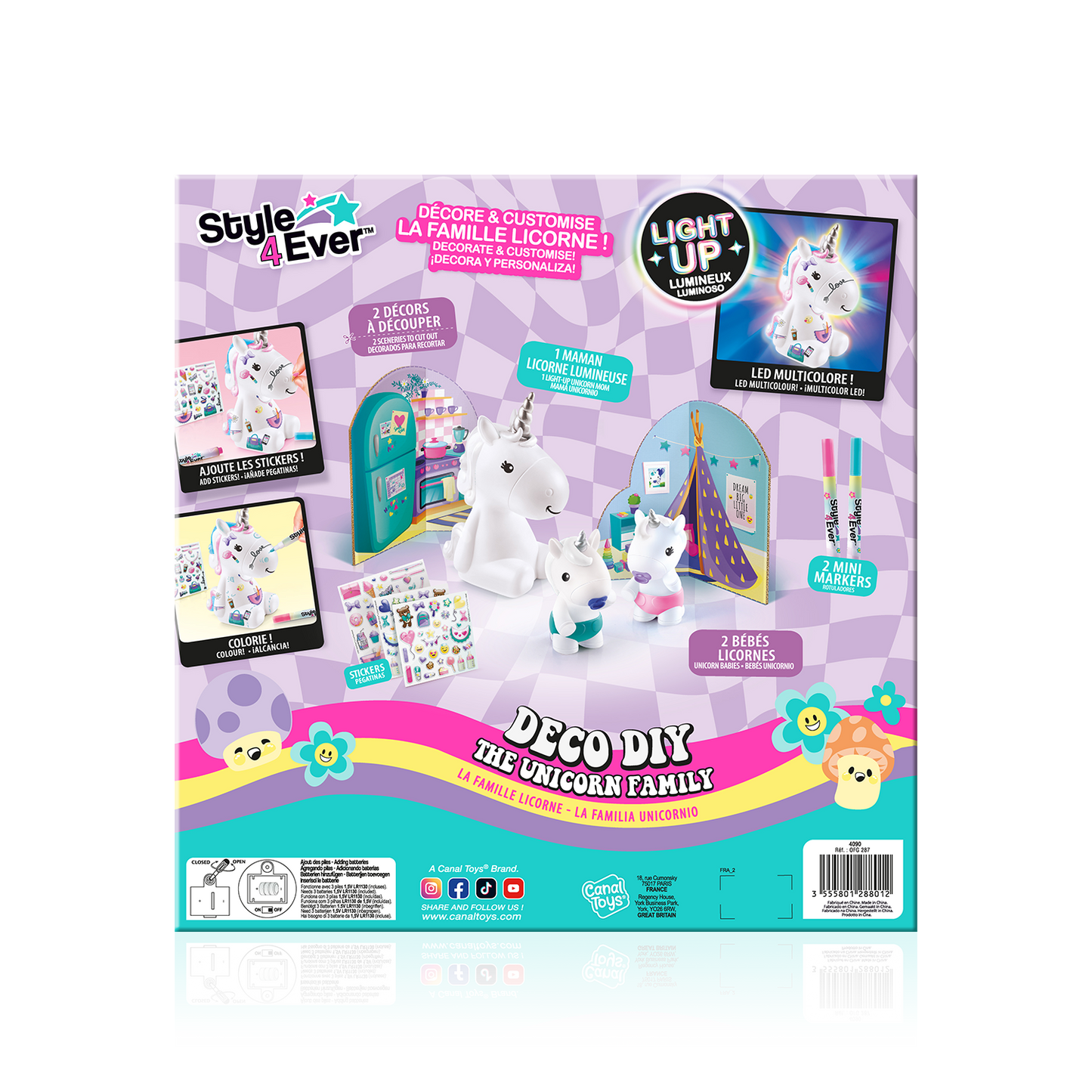 The Unicorn Family Light Up